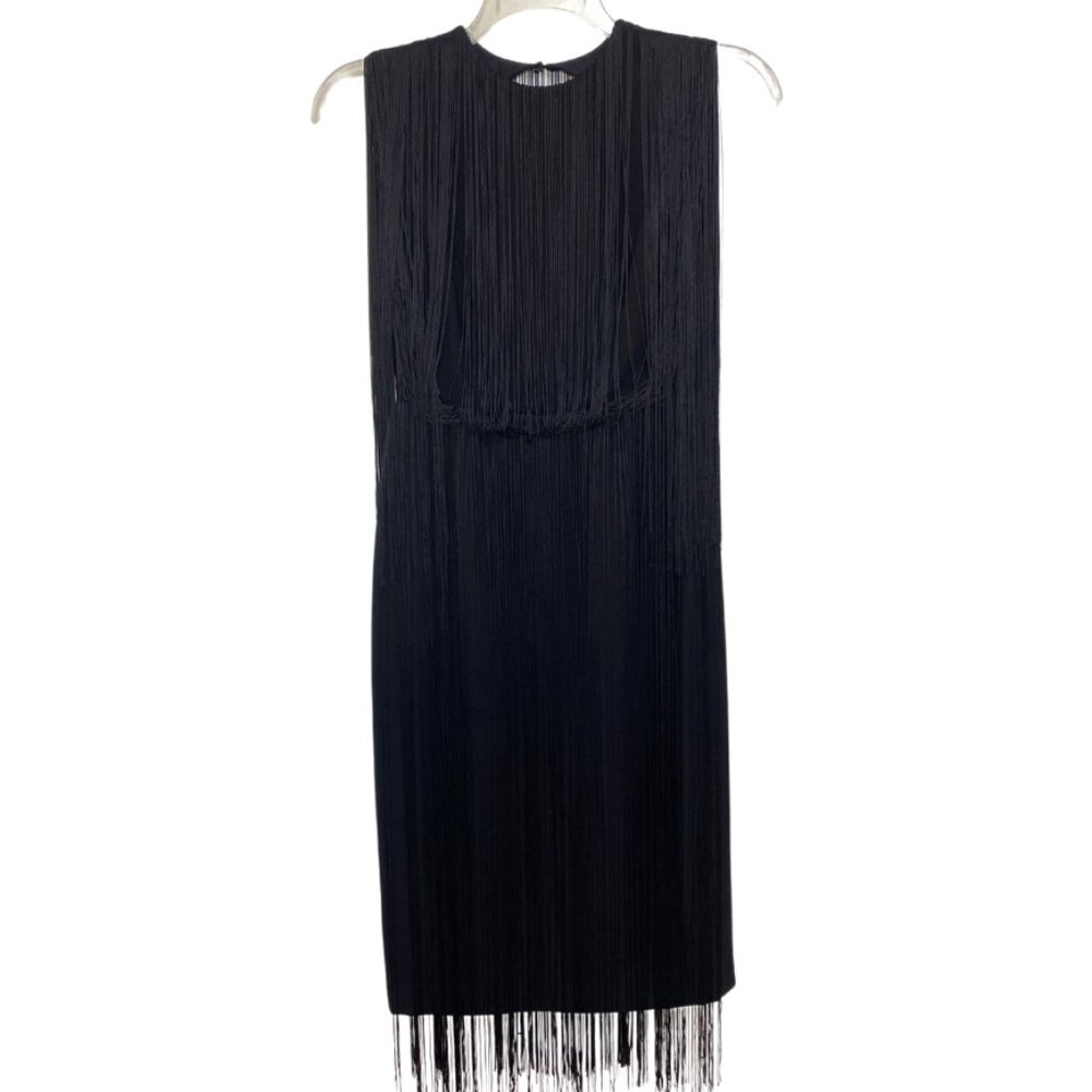 Asos Black Fringe Dress